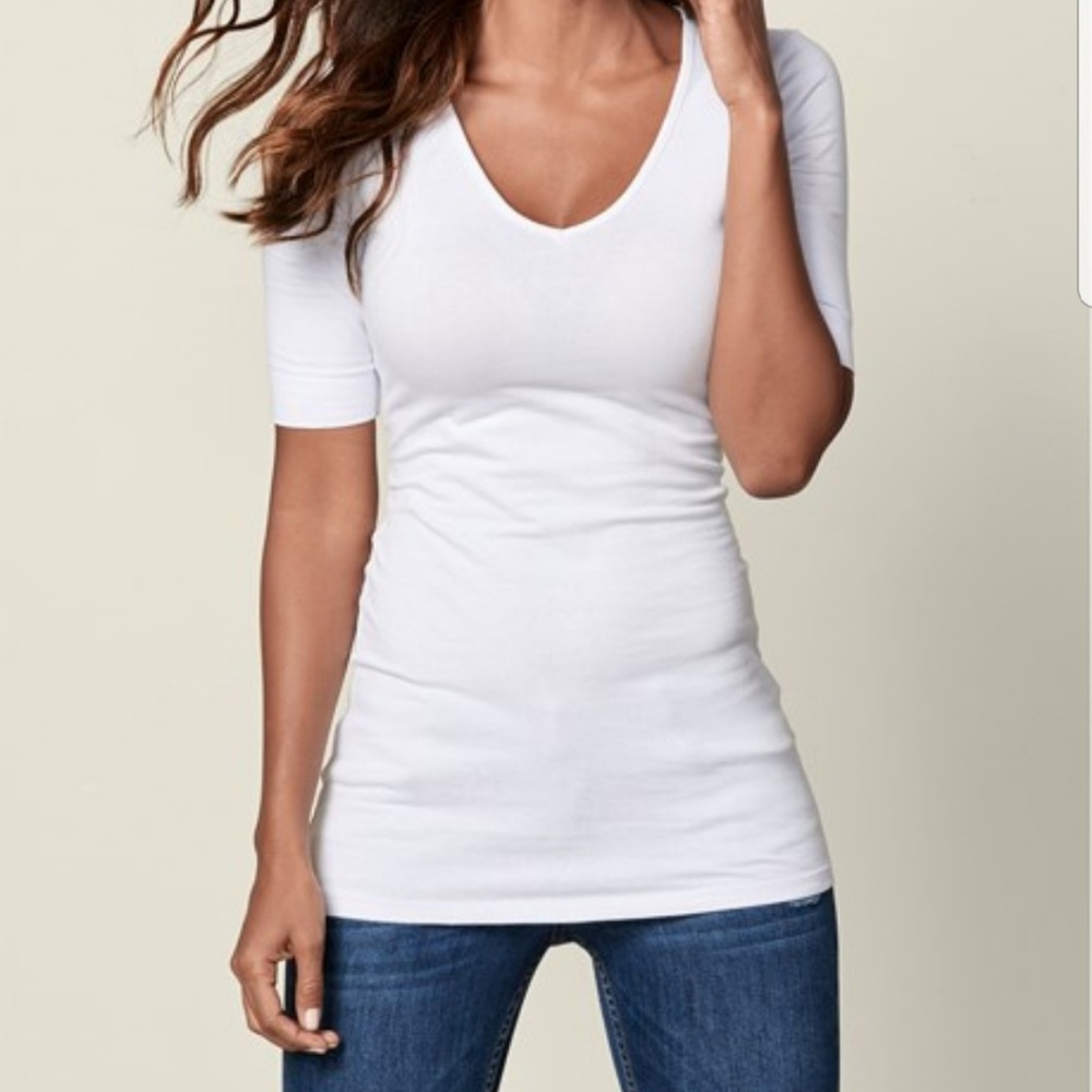 Venus long and lean tee in Gray